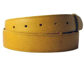 Yellow Lizard Belt Straps