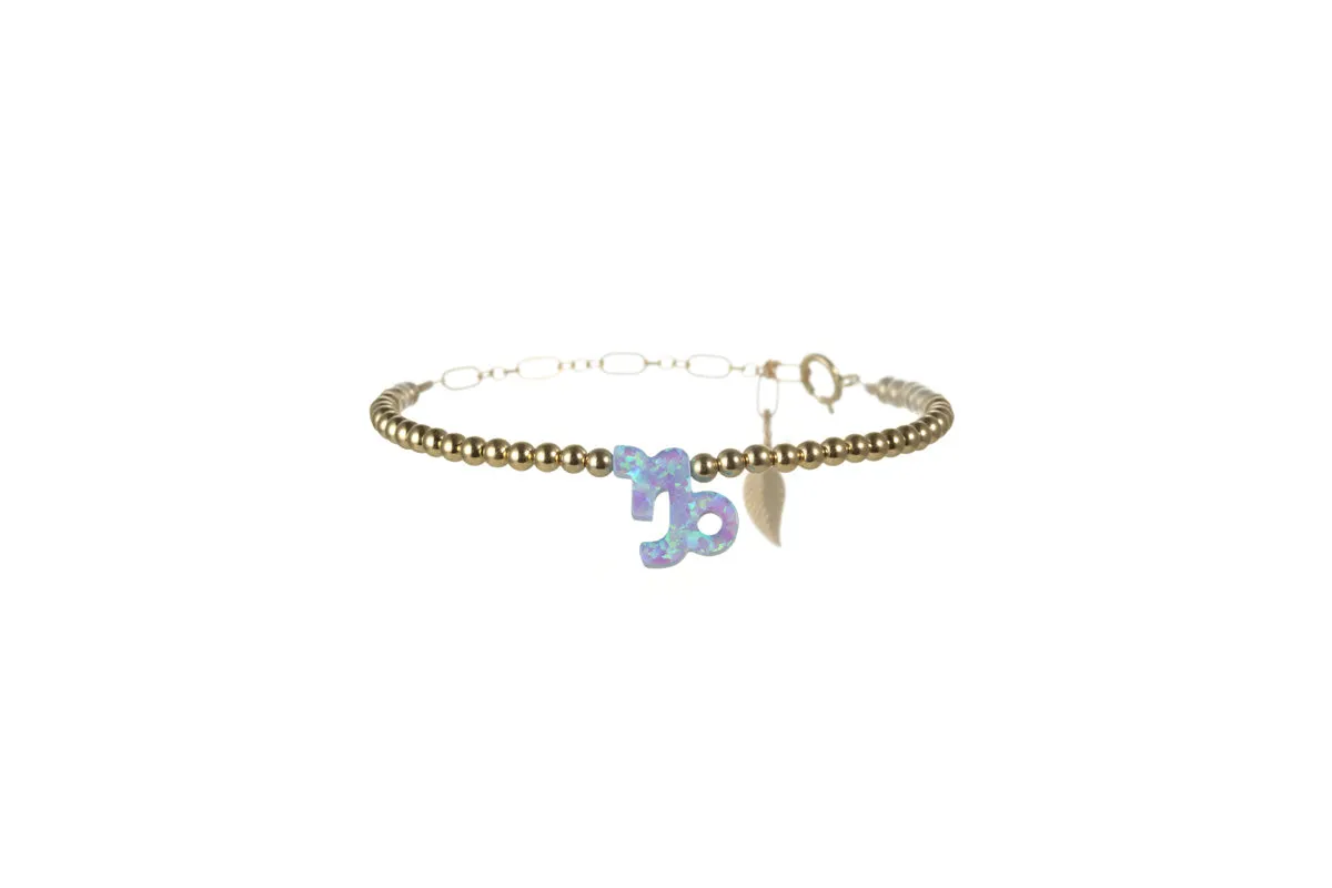 ZODIAC SIGN OPAL BRACELET